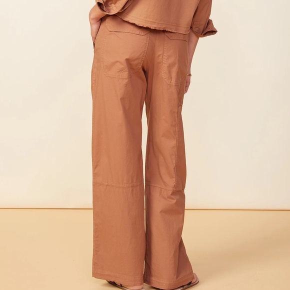 🎉HP🎉Monrow Poplin Pocket Pant in Sahara - Picture 4 of 4